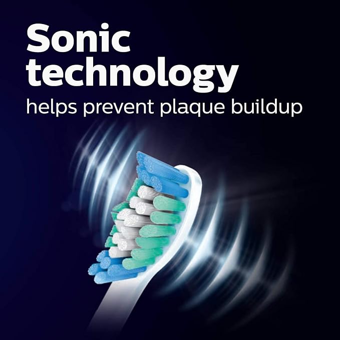 Philips Sonicare 3100 Power Toothbrush Rechargeable Electric Toothbrush with Pressure Sensor Deep Pink HX3681/06