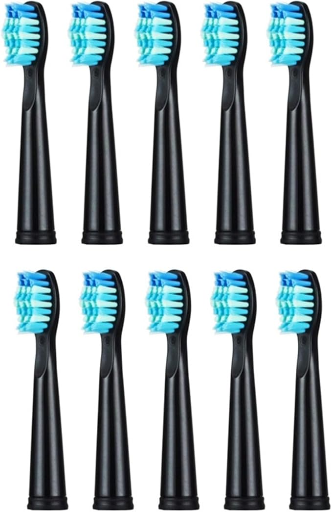 Tooth Brush Head Electric Toothbrush Heads Replaceable for SG-507B/908/909/917/610/659/719/910/575/551/548(10pcs White)