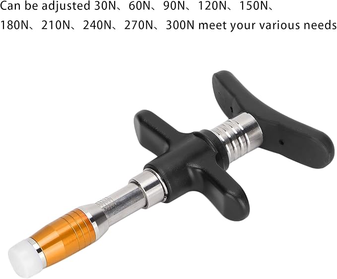 ZJchao Chiropractic Adjustment Tool 10 Levels Manual Single Head Spinal Massager Hand Back Massage Tool Gun Device Portable Chiropractic Adjustment Tool (Gold)