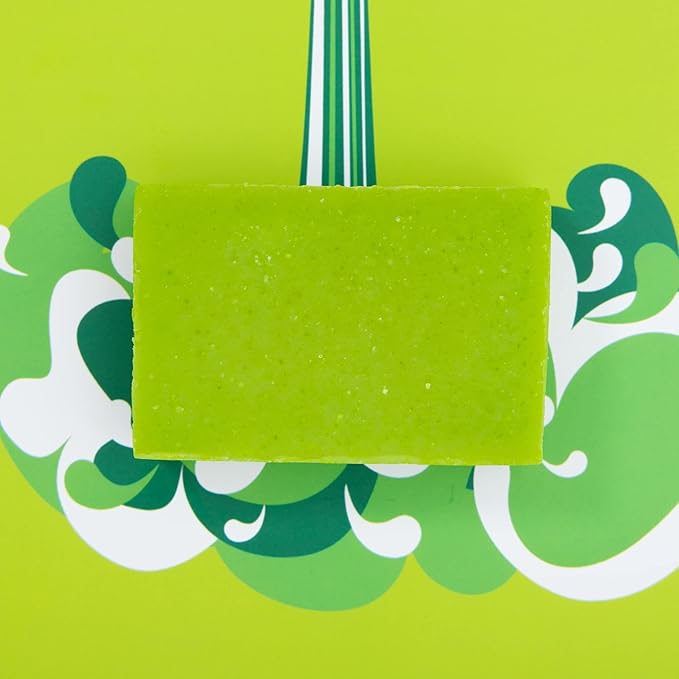 Lime &amp Sandalwood Solid Shower Gel | Plastic Cruelty and Paraben Free | Vegan | Moisturising Body Soap For The Shower