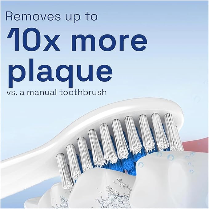 8/12/20 Pcs Soft Brush Heads Compatible for Electric Toothbrush Replacement Toothbrushes Head Refill 1100 2100(White-12 Pcs)