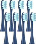 8 Pcs Replacement Brush HeadsCompatible for Oclean X PRO Elite/Flow/F1/One/X/All Series Electric Toothbrush(8 pcs Blue)