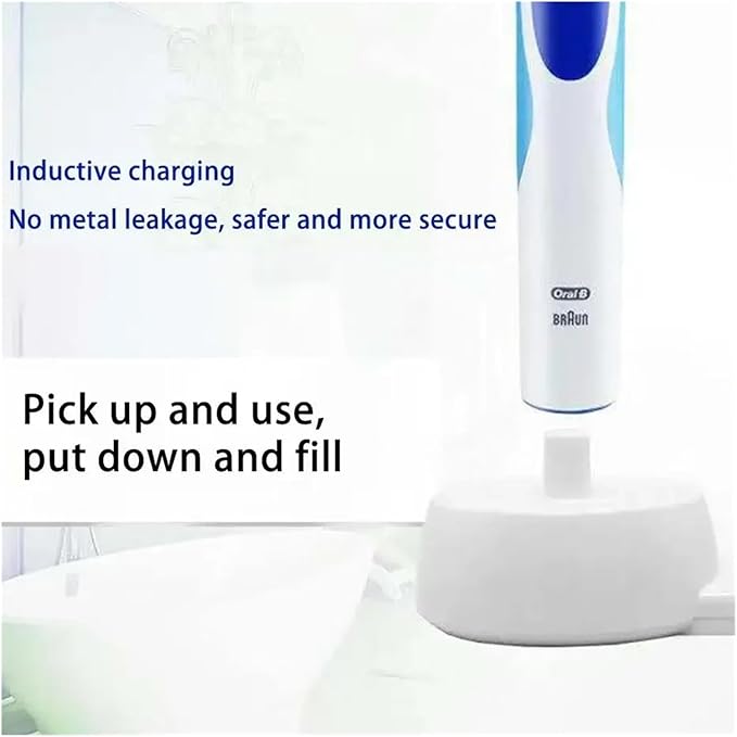 ReplacementCompatible For BraunCompatible For Oral BSeries D12 D20 For Home Bathroom Tools Electric Toothbrush Stand Charger(B)