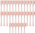 30/50PCS Vacuum BrushCompatible for X/X PRO/ Z1/ F1/ One/Air 2 /SE Replacement Head Sonic Toothbrush Nozzles Soft Bristle(30Pink)