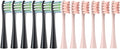 Replacement Brush HeadsCompatibility for Oclean X/X PRO/ Z1/ F1/ One/Air 2 /SE Electric Toothbrush 12PCS(6Black6Pink)