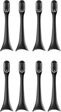 8 pcs Toothbrush HeadCompatible for ENCHEN Aurora T+/T2 Electric Head Accessories Adult Replacement Brush Nozzle(Black 8pcs)