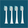 Electric Toothbrush Head(4pcs White)