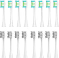 Replacement Brush Heads Compatible with Oclean Sonic X/X Pro/ Z1/ SE / F1 / One / PW01/03/05/07/09 P5 Electric Toothbrush Heads(16 (2 Colors))