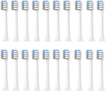 Soft Bristle Brush Head Replacements Compatible with T200 Series(White gray-20pcs)