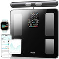 Smart Body Composition Scale for Body Weight 8 Electrodes Digital Scale with BMI Body Fat Muscle Mass 27 Body Composition Measurements LCD Screen Large Platform 400lbs Upgrade