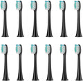 Replacement Brush HeadsCompatible for Philips Sonicare HX3/HX6/HX9 Series Electric Toothbrush Heads HX6064(12Pcs Black)