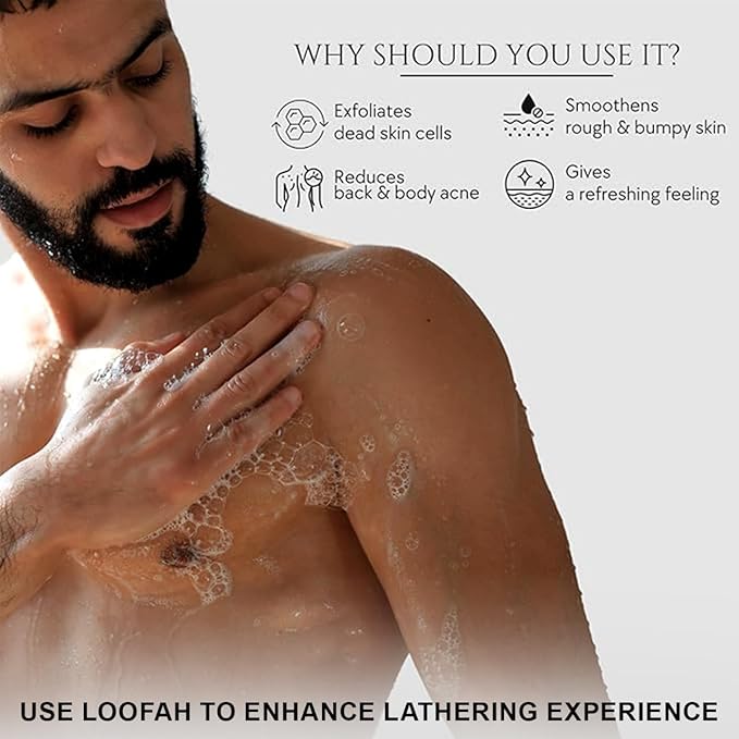 TIGER Forest Rain Body Wash For Men | 300Ml (10 Oz) | Oak &amp Moss Designer Fragrance | Salicylic Acid 1% Niacinamide 1% Hyaluronic Acid 2% | Sls &amp Paraben-Free | All Skin Types