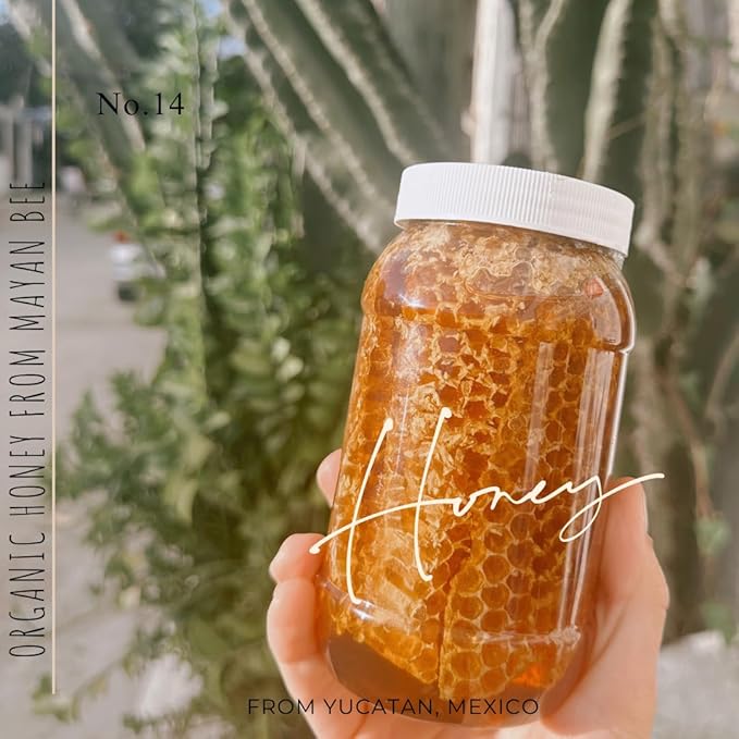 ZEEK MAYAN BEE ORGANIC HONEY BODY WASH 16 OZ BOTTLE