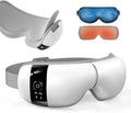 HubiCare Ultra Quiet with Double Pad Eye Massager under 30dB Heat &amp Cooling for Enhanced Comfort Airbag and Bluetooth Music for Dark Circles Dryness Relieve Strain and Migraine Relief Relaxati