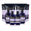 Baylis &amp Harding Goodness Sleep Lavender &amp Bergamot Bundle: 4 x 16.9 fl. oz Bath Soak &amp 4 x 33.8 fl. oz Bath Salts - Vegan Friendly