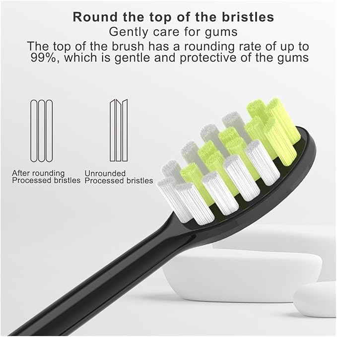 8pcsCompatible for One Series Toothbrush Heads HY1100 HY1200 Replacement Tooth Brush Bristles
