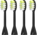 4/10pcs Toothbrush Replacement Heads Compatible with HY1200/06 BD1003/AZ(4pcs Black)