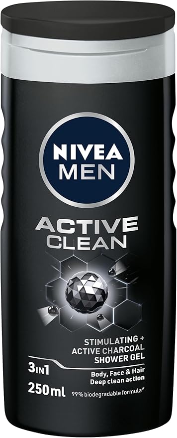 Nivea Men Active Clean Shower Gel(250 ml)