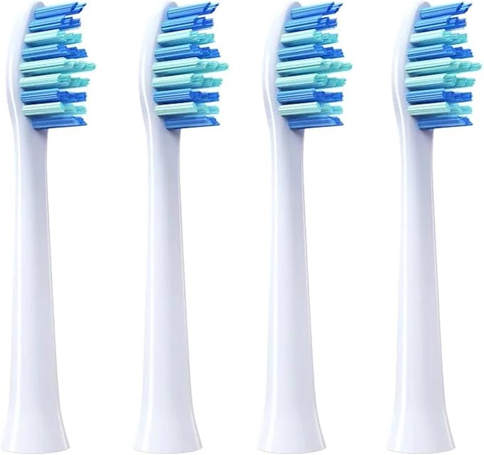 4Pcs/Set Clean Brush Heads Dental Replace Smart Head Replacement for All Huawei/Libod/HiLink Electric Tooth(4pcs(White))