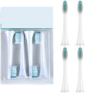 16 Pcs Toothbrush Replacement Heads Compatible for HX3/HX6/HX9 Series Soft-Bristle Tooth Brush Head(16pcs White)
