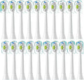 Compatible for 5-20pcs Replacement Toothbrush Heads Compatible with Electric Brush Head 1100 2100 4100 4300 5100 5300 6100 Independent Package(20pcs White)