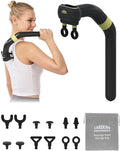 Dual Head Massage Gun Deep Tissue 3-in-1 Back Massager with Detachable Extension Handle for Hard-to-Reach Areas Gym &amp Home Use for Men and WomenFSA-HSA Eligible