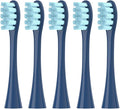 5pcs Replacement Brush HeadsCompatible for Oclean Toothbrush Heads for X Pro Digital Lite X10 Ultra Air2 F1(5 Blue)