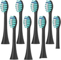 Compatible for Sonicool Electric Toothbrush Head 051B Cleaning Replacement Bristle Brush Heads Nozzles(8PCS Black)