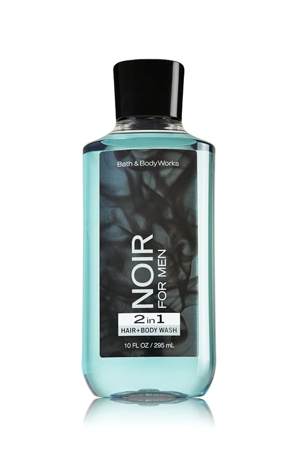 Lot of 3 Bath Body Works Noir for Men 10.0 Oz 2 in 1 Hair Body Wash