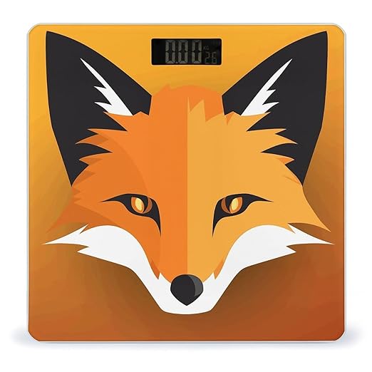 Fox Avatar Bathroom ScaleHighly Accurate Digital Weighing Machine for People Bright LED Display Weight Scale for The Aldult Home Use