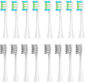 16pcs Replacement Brush Compatible for Oclean Sonic X/Pro/ Z1/ SE F1 One PW01/03/05/07/09 P5 Electric Toothbrush(16 (2 Colors))
