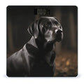 Black Labrador Weight Scale for Body Weight Digital Bathroom Scale High Capacity Accurate Digital Weighing Scales and Easy-to-Read on Backlit LCD Display Scales