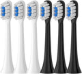Replacement Brush Heads Compatibility for Xiaomi Mijia T301 T302 T501 /501CSonic Electric Toothbrush Head Soft Bristle Nozzles(T301-302-WH3BK3)
