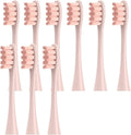 Replacemen Brush Heads Compatible for Flow/X Pro/F1/Z1/One/Air2 Electric Toothbrush(9 Pink)