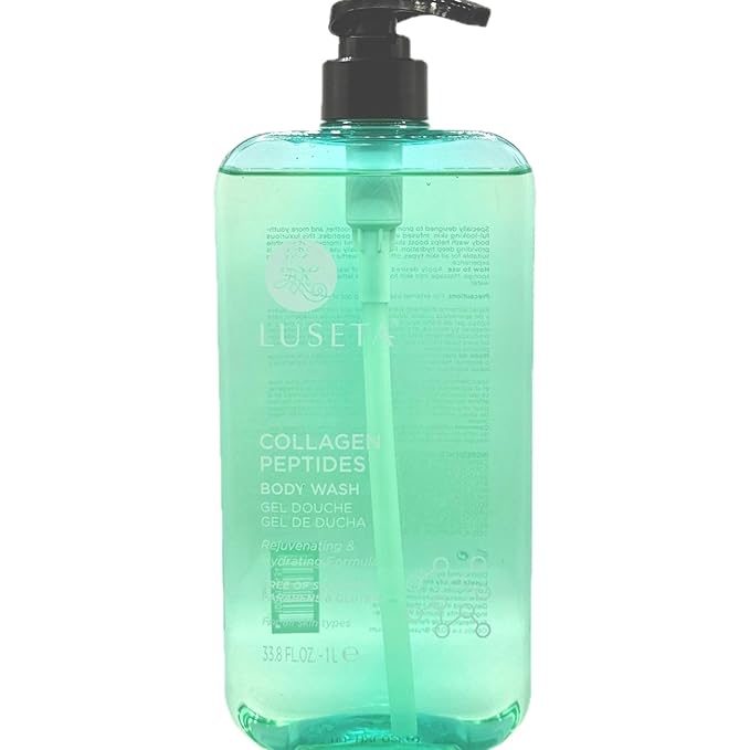 Luseta Collagen Peptides Body Wash Rejuvenating Hydrating Formula 33.8 FL. OZ