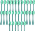 30PCS Vacuum BrushCompatible for X/X PRO/ Z1/ F1/ One/Air 2 /SE Replacement Head Toothbrush Nozzles Soft Bristle(30Green)