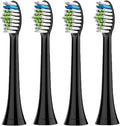 4-16pcs Toothbrush HeadsCompatible for Philips Electric Toothbrush Replacement Brush Heads Fit(4pcs Black)