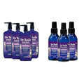Dr Teal's Body Wash &amp Sleep Spray Bundle with Melatonin Lavender &amp Chamomile - Pack of 4 24 fl oz &amp Pack of 3 6 fl oz
