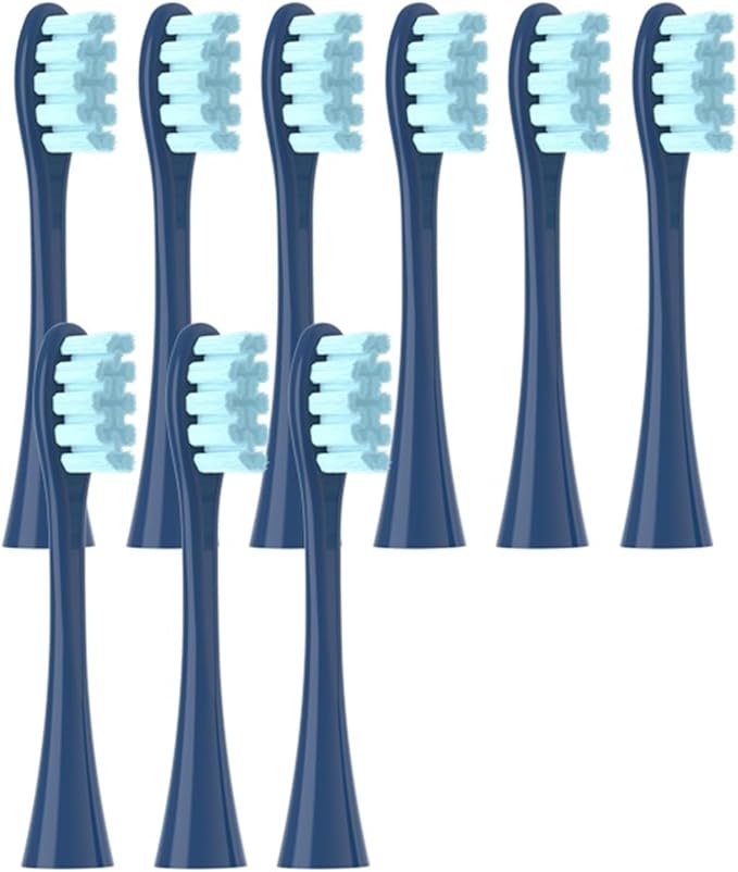 Replacement Brush Heads Compatible for OCL EAN Flow/X PRO Elite/X PRO /F1/Z1/One/ Air2 Sonic Electric Toothbrush Nozzles Soft Dupont Bristle(9 LANOC)