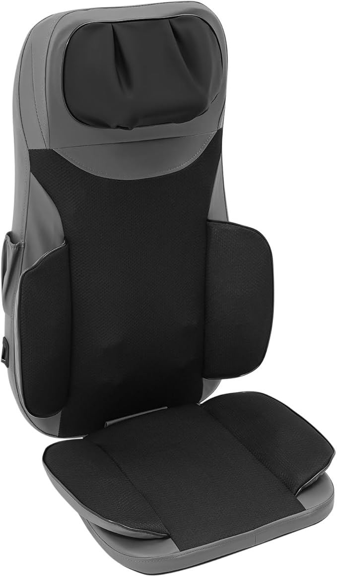 Massage Cushion for Neck and Back Comfortable Back Massage for Pain Relief 5-in-1 Massages Chair with Heat for Office Home Car 3D Floating