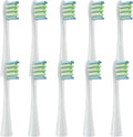 Compatible for Replacement Brush Heads for X/X PRO/ Z1/ F1/ One/Air 2 /SE Toothbrush Soft Bristle Nozzles Refill(10White)