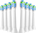 8pcs Replacement Toothbrush Heads Brush Head Compatible for Phips 4100 6500 6100 7500 5300(8pcs Blue-White)