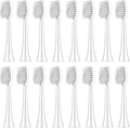 Compatible for Glint 1 Electric Toothbrush Replacement Heads Accessories Adult Nozzle4/8/16PCS(16pcs Soft Care)