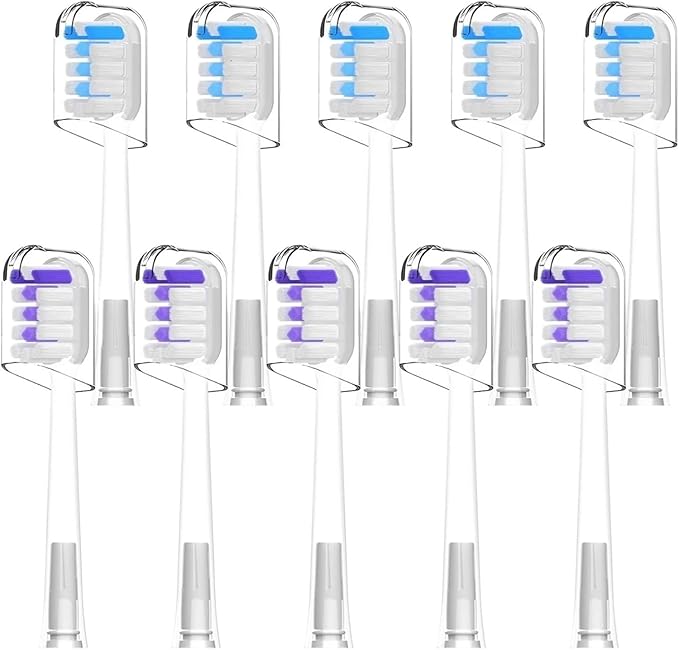 10 Pcs/Pack Replacement Toothbrush Heads