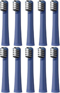 10PCS Toothbrush Replacement HeadsCompatible for Realme N1 N2 RTX2103 SN301 Soft Bristle Nozzles(10pcs Blue)