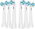 6 Pcs IO Replacement Heads Compatible with Oral B IO 2/3/4/5/6/7/8/9/10 Series Electric Toothbrush Toothbrush Heads Compatible with Oral B IO Comes with Hygienic Cap (White)