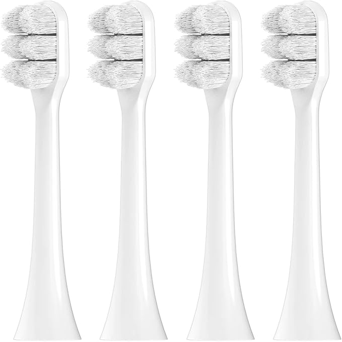 Ultra Soft Brush Heads Compatible with Electric Toothbrush for Sensitive Teeth(4 Pcs)