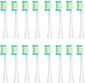 16pcs Replacement Brush Heads Compatible for Oclean Sonic X/Pro/ Z1/ SE F1 One PW01/03/05/07/09 P5 Electric Toothbrush(16 White)