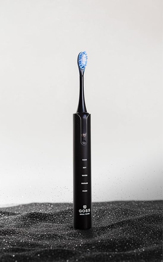 GOSS Electric Toothbrush Sonic &amp Oscillating Rechargeable Toothbrush with Charging Case Deep Clean Professional Whitening Toothbrush for Adults and Teens