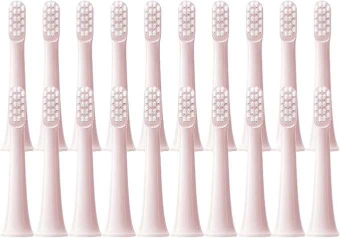 Electric Toothbrush Head Compatible for T100 20Pcs(20Pcs Pink)